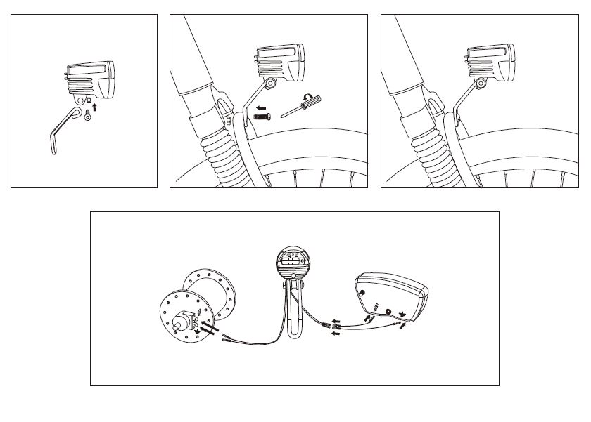 429391 LYNX Koplamp Dynamo Sensor 30 Lux