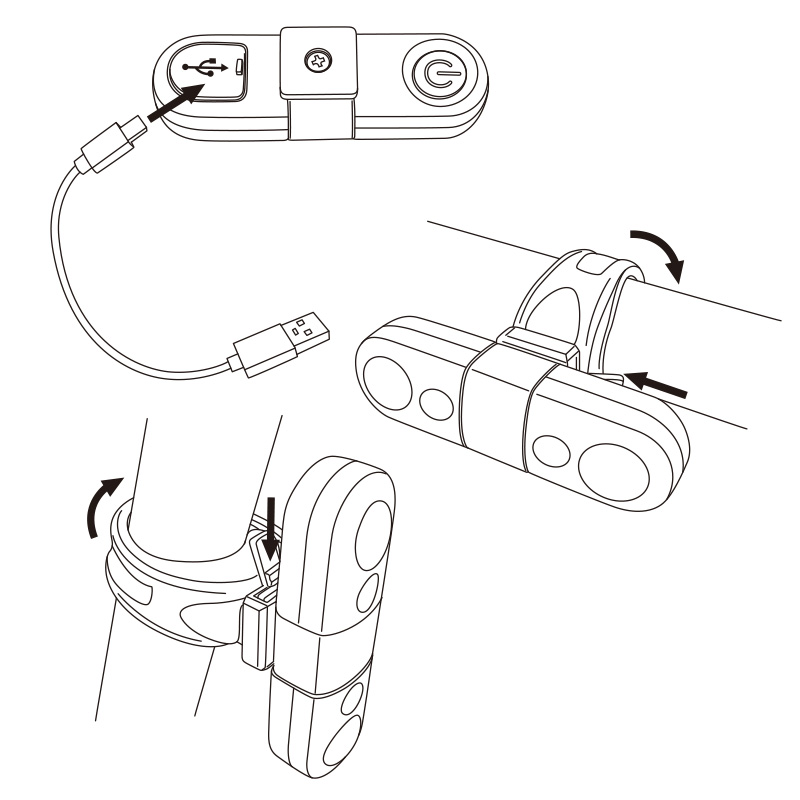 429030 LYNX Verlichtingsset USB Capsule Duo