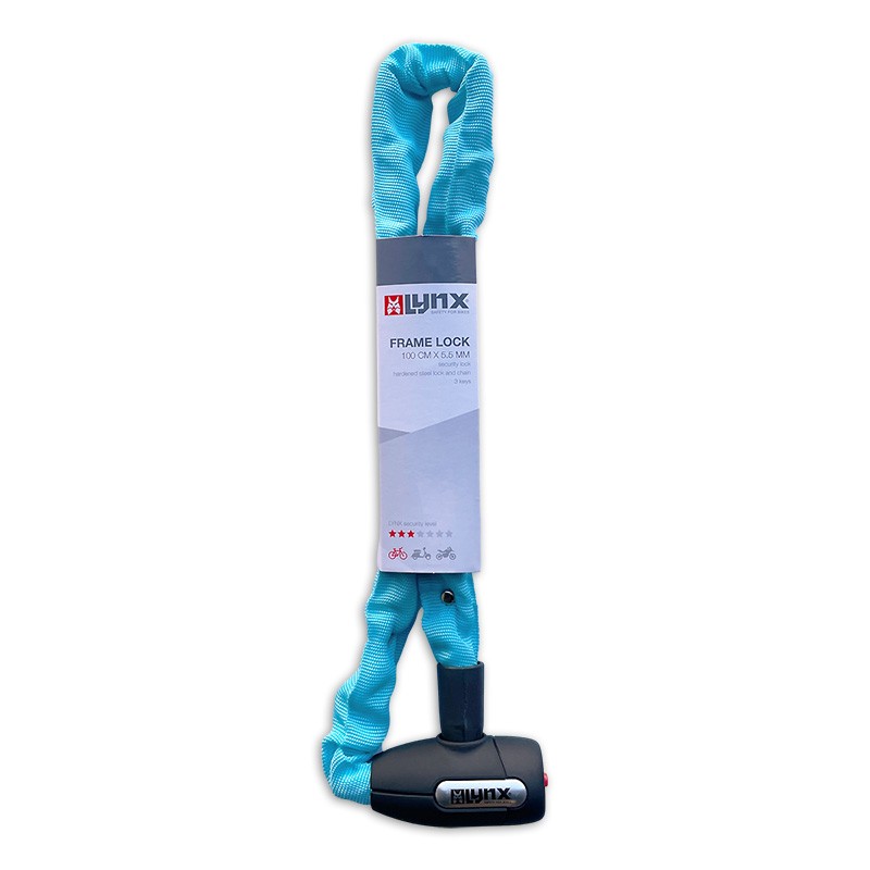 410122.BLU LYNX Kettingslot Cityline M 85 85 cm x 5.5 mm